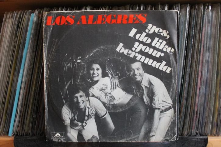 7" Single Los Alegres - Yes, I Do Like Your Bermuda / Boomer, Cd's en Dvd's, Vinyl Singles, Gebruikt, Single, Pop, 7 inch, Ophalen of Verzenden