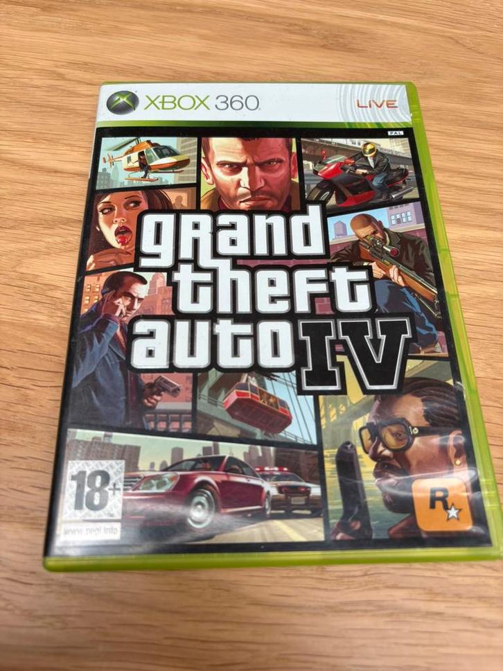 Grand Theft Auto IV - Xbox 360, Spelcomputers en Games, Games | Xbox 360, Zo goed als nieuw, Avontuur en Actie, 1 speler, Vanaf 18 jaar