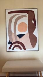 Schilderij met houten baklijst ( nieuw) 123/93 cm, Ophalen of Verzenden
