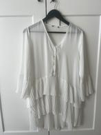 Lange witte blouse/ tuniek in maat M. Nieuw!, Nieuw, Maat 38/40 (M), Ophalen of Verzenden, Blouse of Tuniek