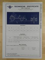 DAF V 1500 C Technische Specificatie folder 1955 V1500, Ophalen, Zo goed als nieuw, Overige merken, DAF