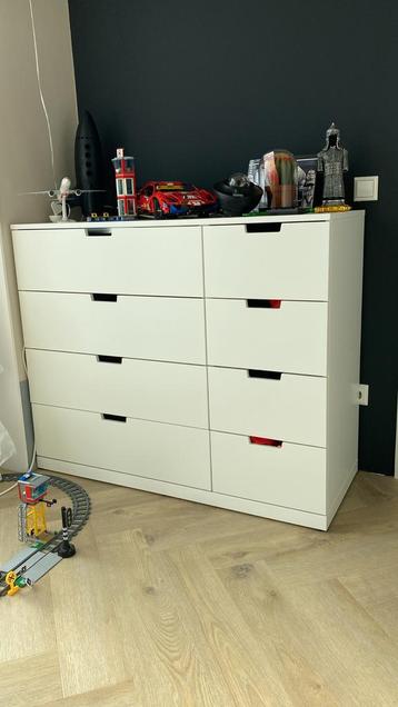 Ikea NORDLI Ladekast - 8 Lades Wit beschikbaar voor biedingen
