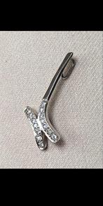 Prachtige zilveren hanger met steentjes nu 7.50!, Ophalen of Verzenden, Zo goed als nieuw, Zilver, Overige voorstellingen