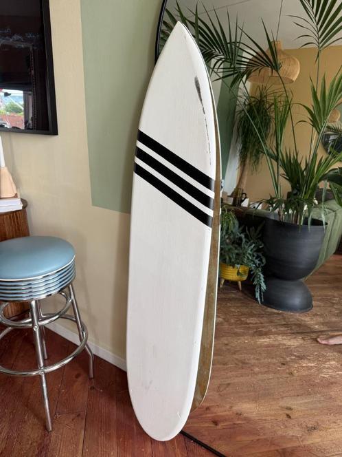Decoratieve surfplank - Roze en Zwartwit, Huis en Inrichting, Woonaccessoires | Wanddecoraties, Gebruikt, Ophalen