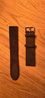 Nomos horlogebandje - bruin velours- 19 mm - M, Overige merken, Overige materialen, Polshorloge, Overige materialen