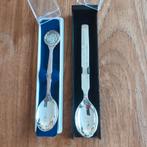 Lepeltje Passage en lepeltje NCVB, beiden puntgaaf, Verzilverd, Ophalen of Verzenden, Zo goed als nieuw, Metaal