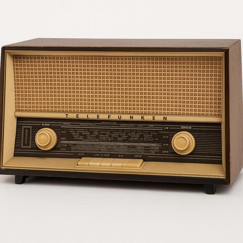 Telefunken Jubilate de Luxe 1261 buizenradio vintage project, Antiek en Kunst, Antiek | Tv's en Audio, Ophalen of Verzenden