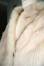 Elegant Fellicci 38 blond ivoor kort nerts bont jas italie., Maat 38/40 (M), Verzenden, Beige, Nieuw