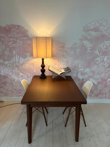 Mid Century Deens Design uitschuifbare eettafel