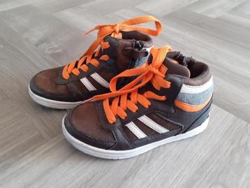 DXXZ bruin / oranje veterschoenen en met rits, Maat 29 beschikbaar voor biedingen