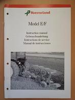 Handleiding Kverneland ploeg model E/F, Ophalen of Verzenden, Gelezen, Tractor en Landbouw