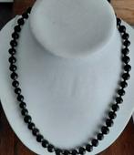 antieke zwarte koralen,inlakballen,zilv.slotje,geknoopt., Sieraden, Tassen en Uiterlijk, Verzenden, Overige materialen, Ketting