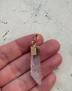 Mooie heldere kristal hanger goudkl, Zo goed als nieuw, 17 tot 18, Dame, Zilver