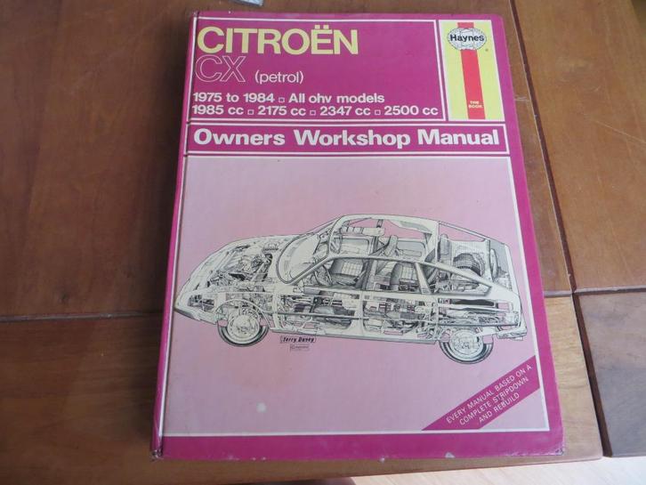 Haynes workshop manual Citroen CX Benzine, CX GTi 1975-1984, Auto diversen, Handleidingen en Instructieboekjes, Ophalen of Verzenden