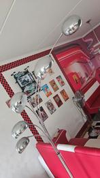 Vintage vloerlamp- 60's- Retro style, Huis en Inrichting, Lampen | Vloerlampen, Ophalen, Gebruikt, Metaal, 150 tot 200 cm