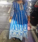 Blauwe jurk maat xl traditionele stijl India Pakistan, Ophalen of Verzenden, Zo goed als nieuw, Maat 46/48 (XL) of groter, Blauw
