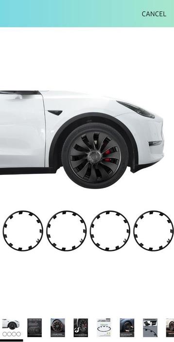 BASENOR 21" Velg Beschermers voor Tesla Model Y (2021–2024)  beschikbaar voor biedingen