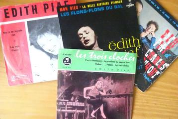  Edith Piaf  --  Diverse Singles/EPs  (Zie foto,s) beschikbaar voor biedingen