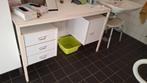 Bureau met lades en kast, Huis en Inrichting, Ophalen, Gebruikt, 100 tot 150 cm, Modern