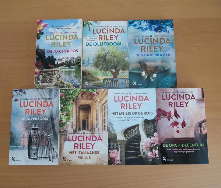 Set van 7 boeken van Lucinda Riley, Boeken, Romans, Nieuw, Ophalen of Verzenden