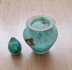 Mdina glass malta vaas en paperweight set, Antiek en Kunst, Antiek | Glas en Kristal, Ophalen