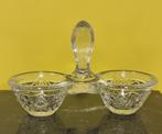 Antieke kruidenpotjes in glas, lot van 13 stuks., Ophalen of Verzenden