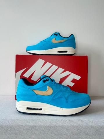 Nike Air Max 1 Corduroy Baltic Blue (EU 37,5) beschikbaar voor biedingen