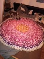 Rond Strandlaken / Kleed - Mandela Design - 180cm, 150 tot 200 cm, Rond, Bohemian, Ophalen of Verzenden