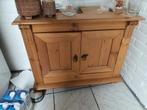 Grenen kastje met deuren (met gat), Landelijk, Minder dan 100 cm, Grenenhout, 25 tot 50 cm