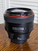 Canon EF 85mm f/1.2L USM met UV-filter en zonnekap, Ophalen of Verzenden, Zo goed als nieuw, Telelens