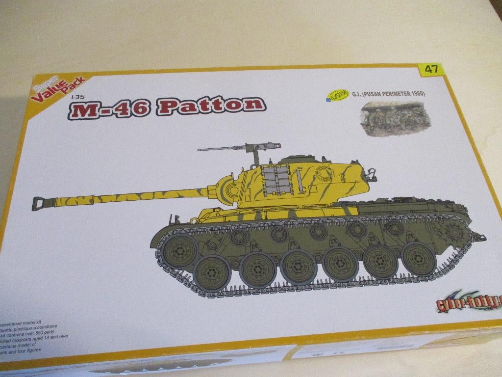 M-46 patton, Overige merken, Tank, 1:32 tot 1:50, Ophalen of Verzenden