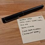 Sheaffer Targa stalen 'normale' vulpen - fine nib, Ophalen of Verzenden, Gebruikt, Vulpen, Sheaffer