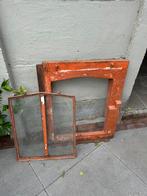Giet ijzeren antieke dakramen set 2x, Doe-het-zelf en Verbouw, Glas en Ramen, Ophalen, Gebruikt, Minder dan 80 cm, Dakraam