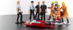 Figuren set Brandweer-etc, Ophalen of Verzenden, Nieuw, Groter dan 1:35, Figuur of Figuren