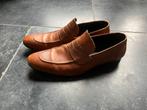 Mooie heren loafers, leer, Ophalen of Verzenden, Zo goed als nieuw, Bruin, Loafers