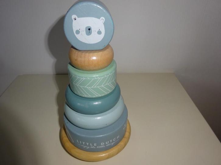 LITTLE DUTCH TUIMELSTAPELAAR  I.Z.G.ST., Kinderen en Baby's, Speelgoed | Houten speelgoed, Gebruikt, Ophalen of Verzenden