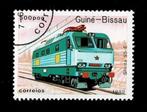 postzegel 525 Guinee-Bissau Electrische locomotief Skoda 55E, Ophalen of Verzenden, Overige landen, Gestempeld