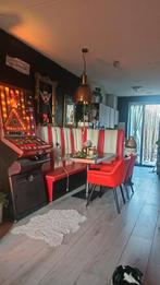 Fifties bel air Diner Eethoek - Zo Goed Als Nieuw, Huis en Inrichting, Complete eetkamers, Ophalen, Zo goed als nieuw, Diner, Minder dan 4 stoelen
