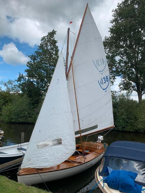 Klassieke 16M2 BM met Wegtrailer en kuiptent en dektent, Watersport en Boten, Open zeilboten, Gebruikt, Overige typen, 3 tot 6 meter