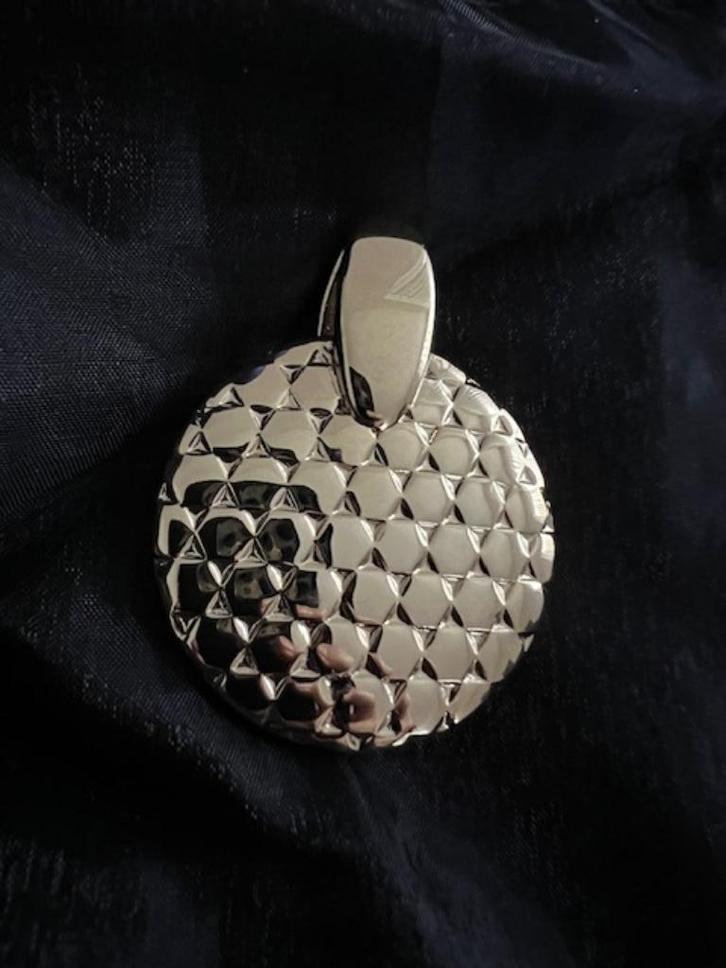 Dyrberg/Kern pendant met goudkleur met rondjes Hadar s/g, Sieraden, Tassen en Uiterlijk, Kettinghangers, Zo goed als nieuw, Overige materialen