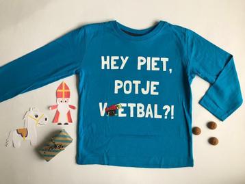 Sinterklaas shirtje maat: 92/98 Voor een echte voetbalfan beschikbaar voor biedingen