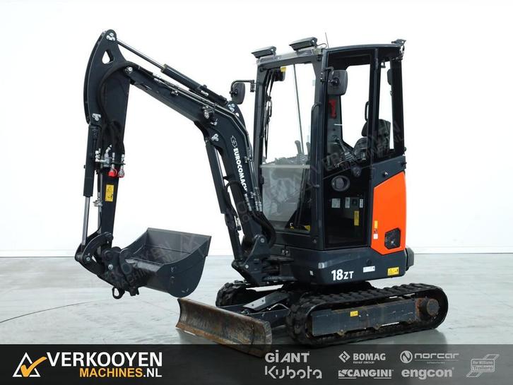 2022 Eurocomach 18ZT VT854, Zakelijke goederen, Machines en Bouw | Kranen en Graafmachines, Graafmachine