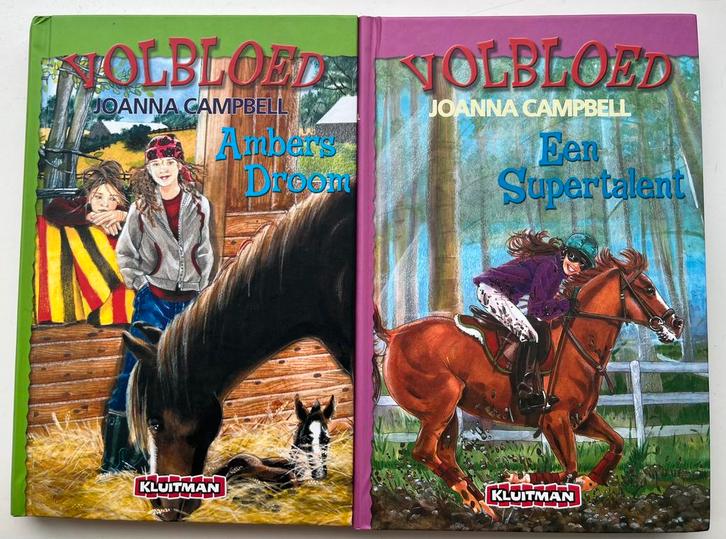 Volbloed; Amber’s droom en een supertalent – Joanna Campbell, Boeken, Kinderboeken | Jeugd | 10 tot 12 jaar, Zo goed als nieuw