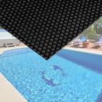 Zwembad afdekzeil "Solar" | Extra dik | 4 x 6 meter | Zwart