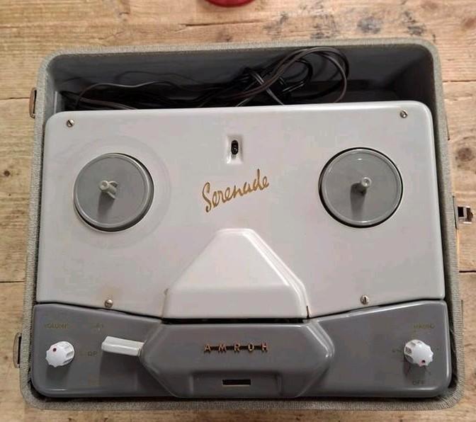 Vintage AMROH Serenade Bandrecorder!, Antiek en Kunst, Antiek | Tv's en Audio, Ophalen of Verzenden