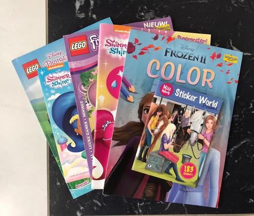 6 Spelletjesboeken Disney, Lego, Shimmer & Shine, Kinderen en Baby's, Speelgoed | Educatief en Creatief, Zo goed als nieuw, Knutselen