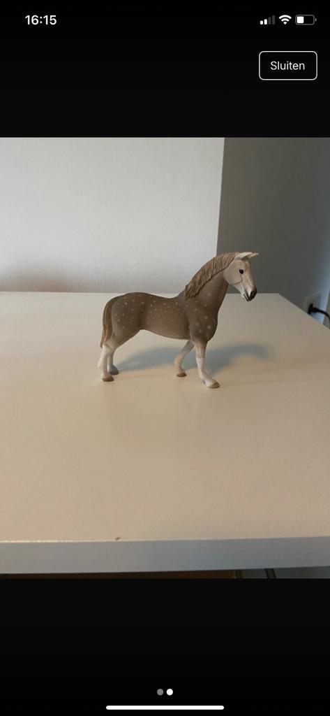 schleich holsteiner 13859, Verzamelen, Dierenverzamelingen, Zo goed als nieuw, Beeldje of Figuurtje, Paard, Ophalen of Verzenden