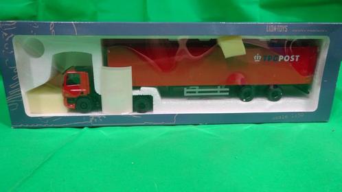 Vrachtwagen PTT-Post - Lion Toys - blauwe doos., Hobby en Vrije tijd, Modelauto's | 1:50, Nieuw, Bus of Vrachtwagen, Lion Toys