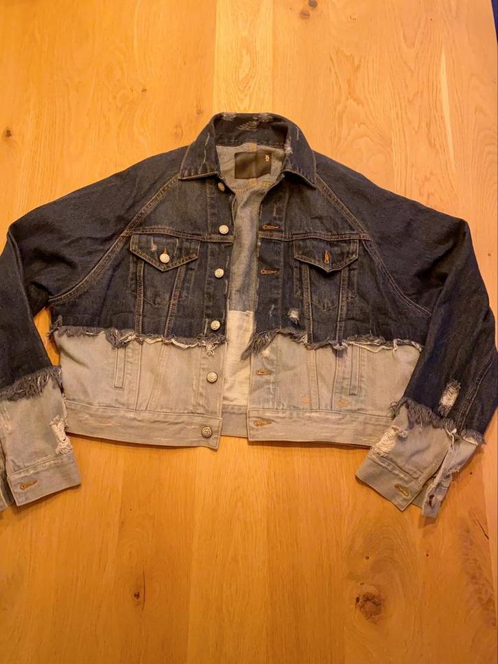 R13 denim jasje, Kleding | Dames, Jassen | Zomer, Zo goed als nieuw, Blauw, Ophalen of Verzenden