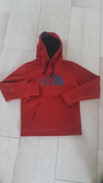 The North Face hoody maat S Donkerrood + grijsblauw beschikbaar voor biedingen
